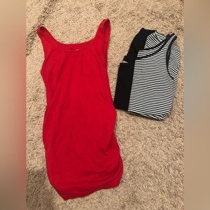 Old Navy Ribbed Maternity Tanks LOT of 3. Size S
